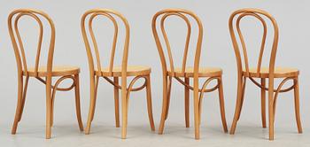 STOLAR, 4 st, Thonet-typ, 1900-talets andra hälft.