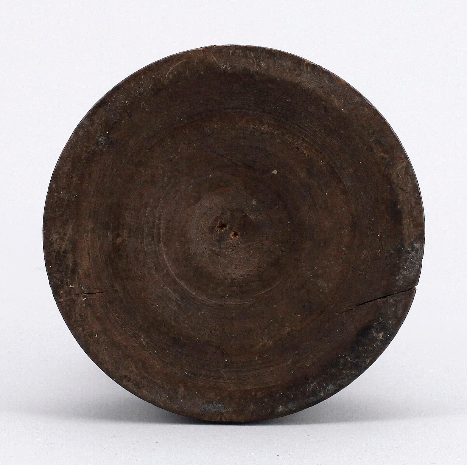 LJUSSTAKE, trä, barockmodell, troligen 1700/1800-tal.