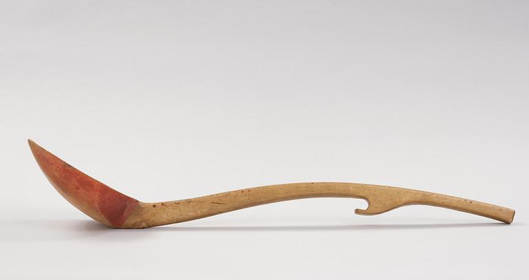 a swedish wooden ladle dated 1903.