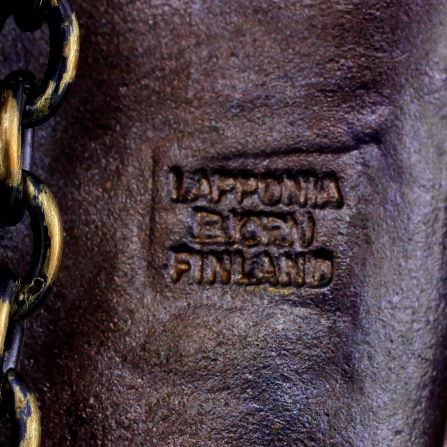 HÄNGSMYCKE/BROSCH, eldbrons, "Daytona", Björn Weckström, Lapponia, 1971.
