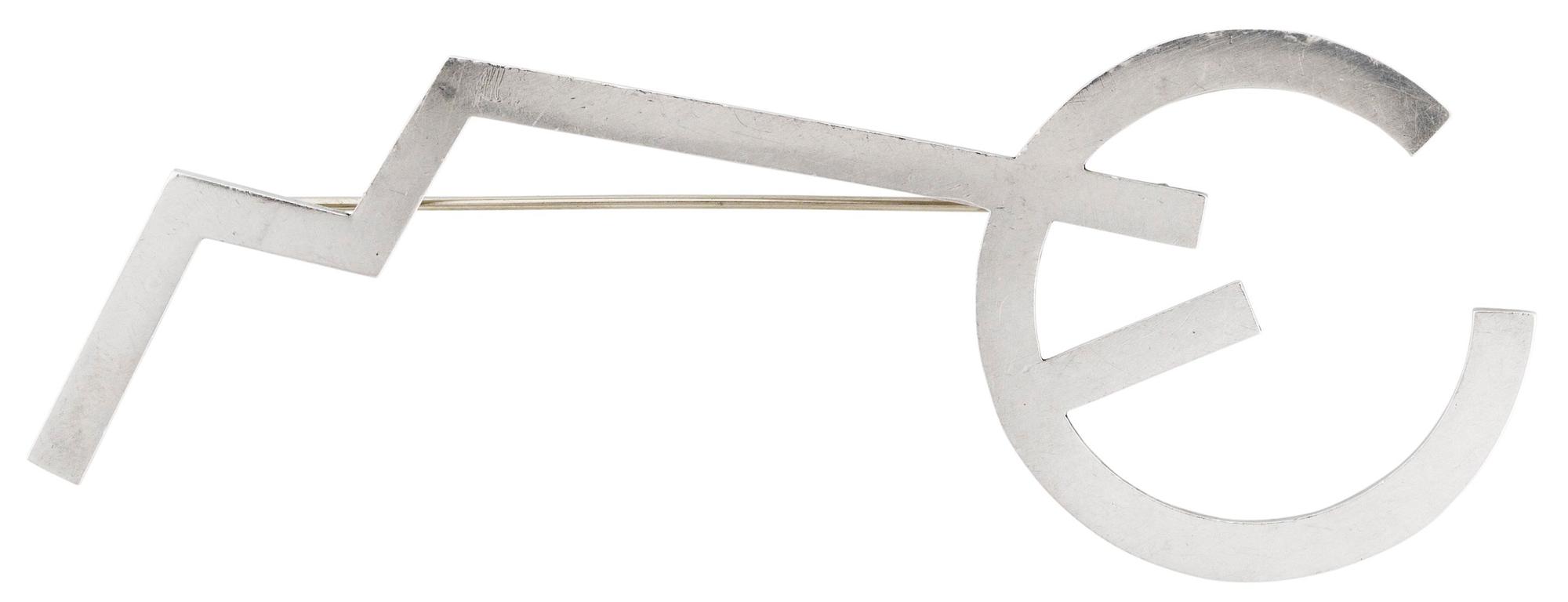 A WIWEN NILSSON sterling brooch, Lund 1941.