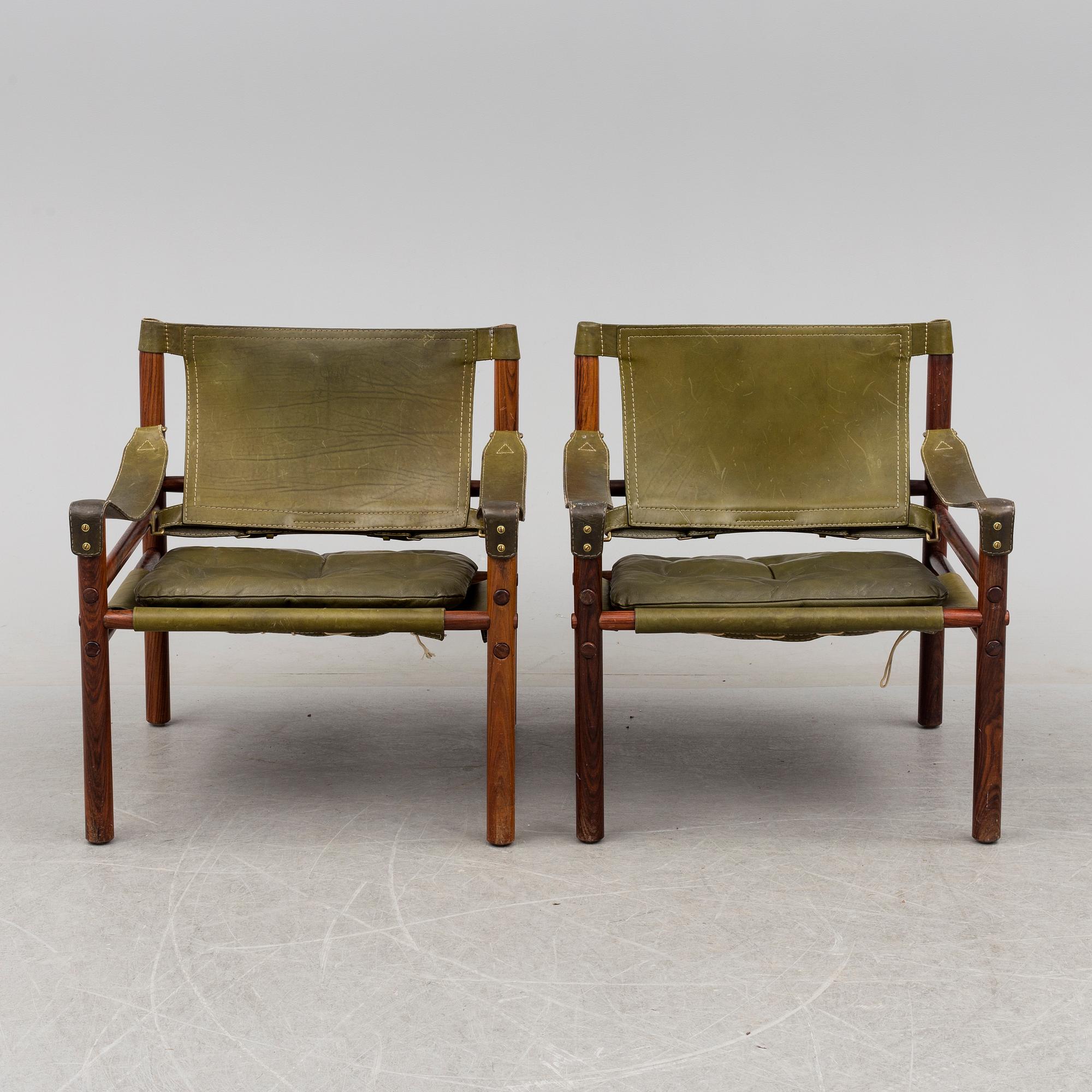 ARNE NORELL, fåtöljer, ett par, "Sirocco", Norell möbel, 1960/70-tal.