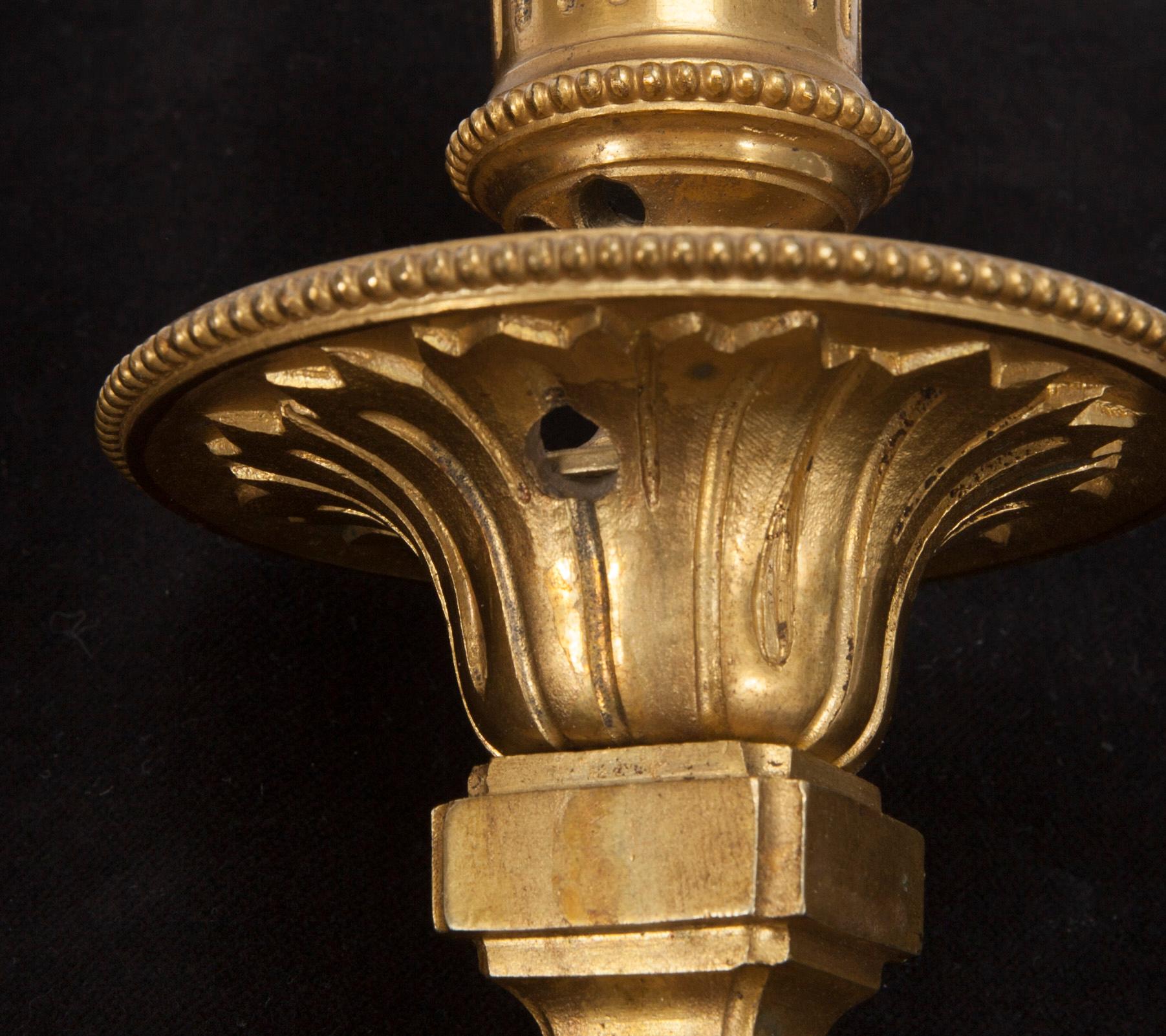 APPLIQUER, ETT PAR, Louis XVI-stil, Frankrike, 1800-tal.