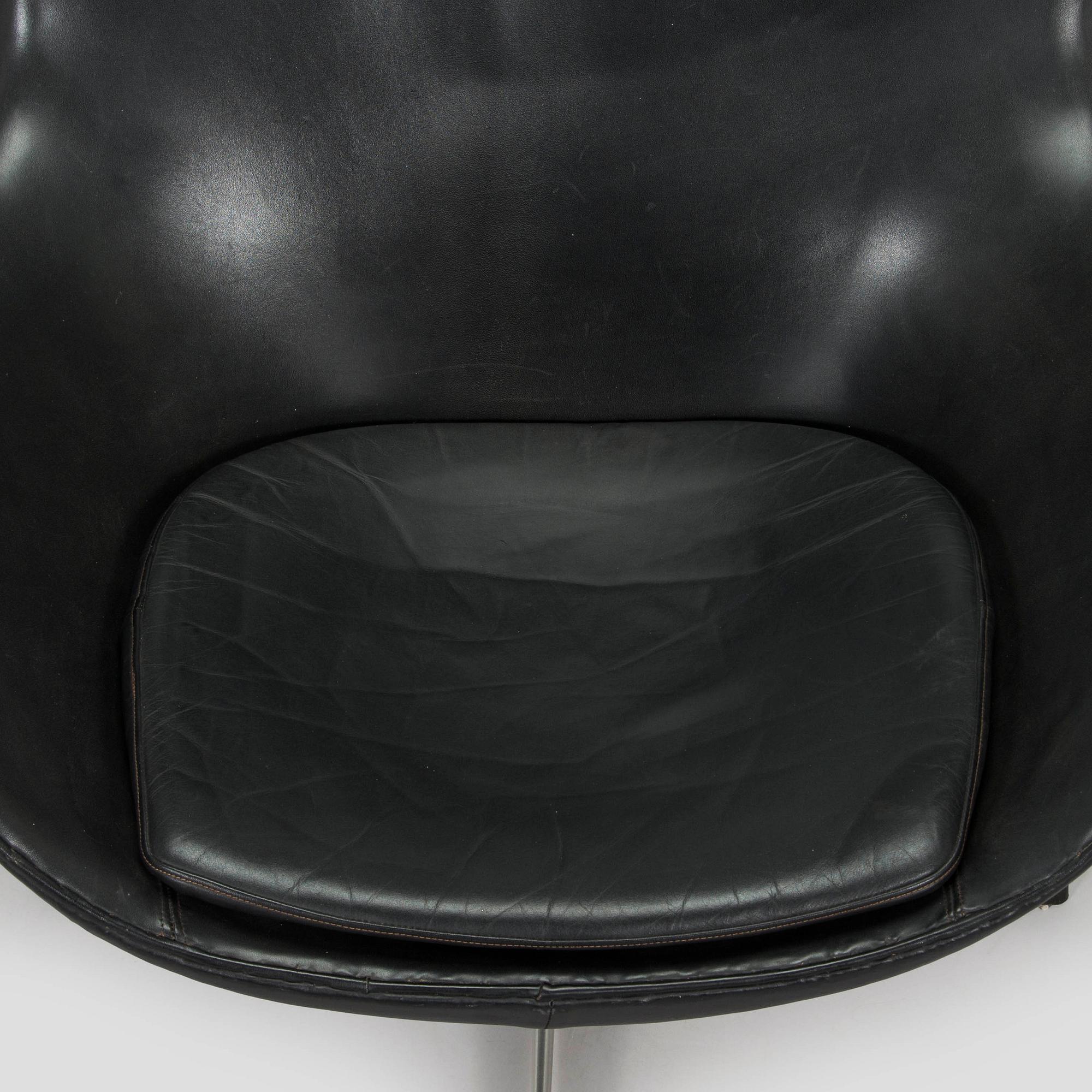 Arne Jacobsen, fåtölj, "Ägget", Fritz Hansen, Danmark, omkring 1960.