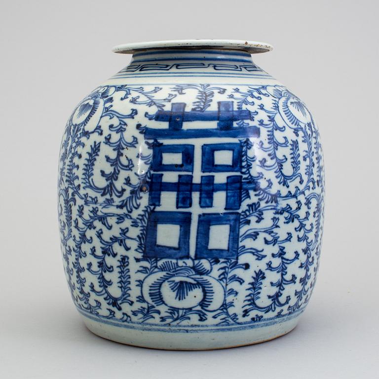 KRUS, porslin, Kina 1800-tal.