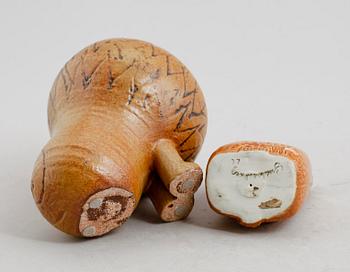 FIGURER, 2 st, stengods, Lisa Larson, Gustavsberg.