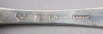 SKEDAR, 2 st, silver, 1808 samt 1818, Norrköping samt Eskilstuna, 85 g.