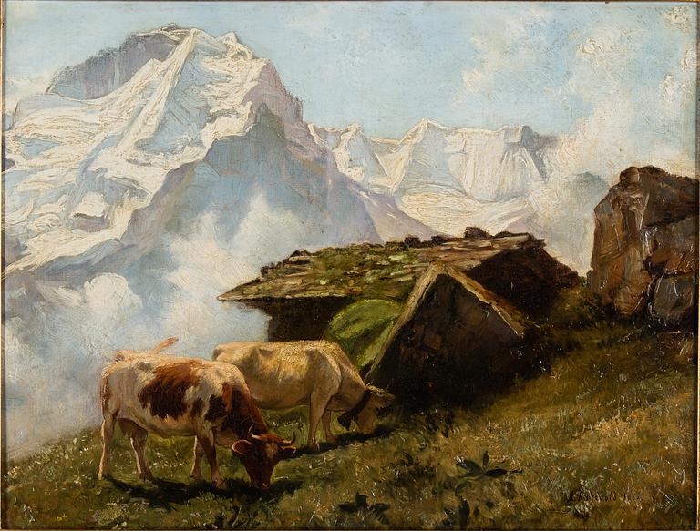 ANDERS ASKEVOLD, oil on canvas, signed.