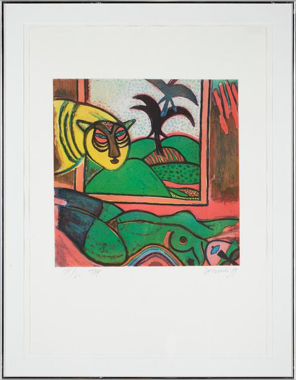 BEVERLOO CORNEILLE, litografi, sign o dat 1977, numr 77/60.