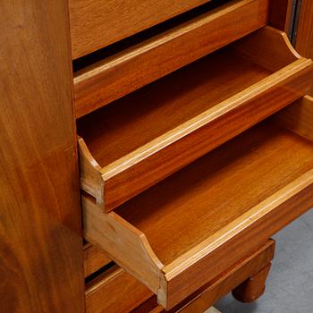 A 1940's Swedish Modern mahogany veneered cabinet.