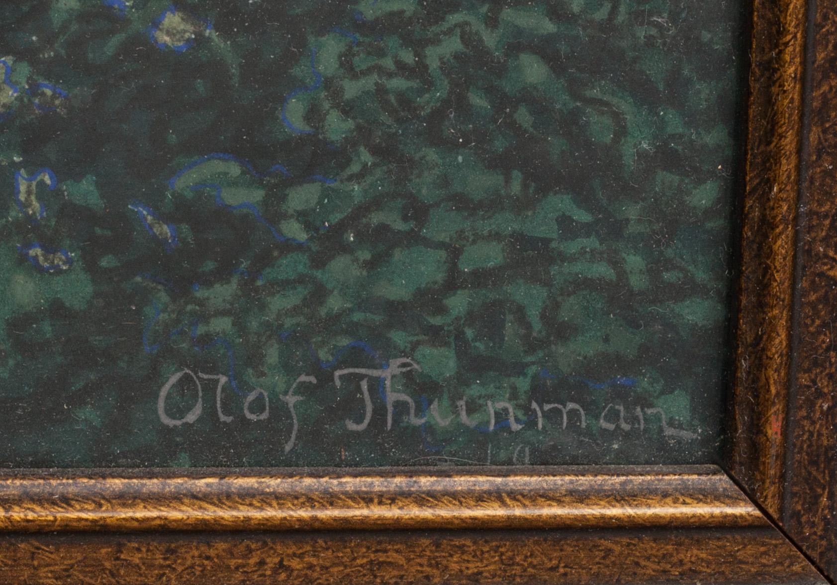 OLOF THUNMAN, blandteknik, signerad och daterad -19.