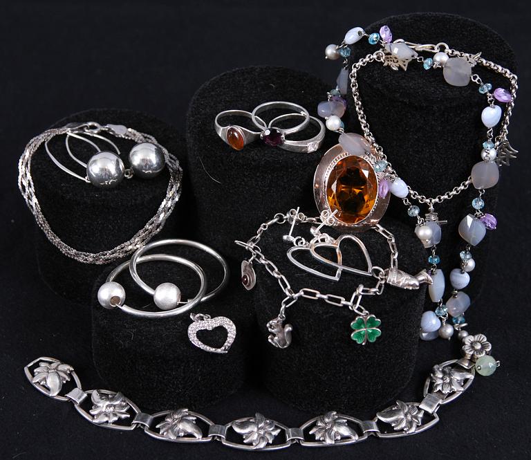 PARTI SMYCKEN, 13 del, silver, 1900-tal.