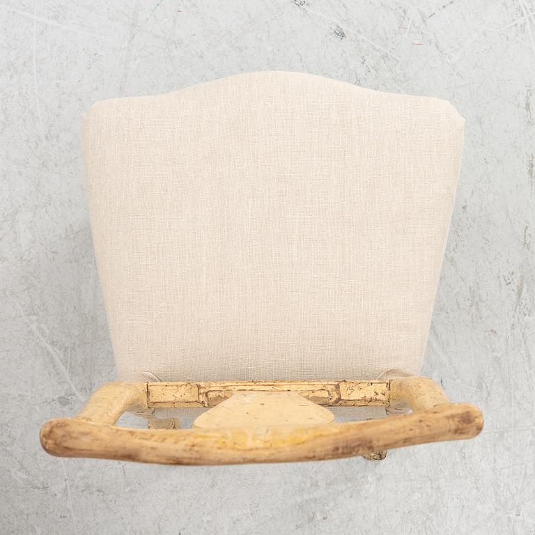 A pair of Swedish rococo chairs, Stockholm, later part 18th century.