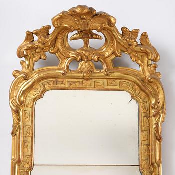 Spegel, Stockholmsarbete, 1700-talets senare del, Rokoko.