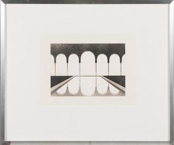 PENTTI LUMIKANGAS, aquatint and drypoint, signed and dated 1977, numbered 18/70.