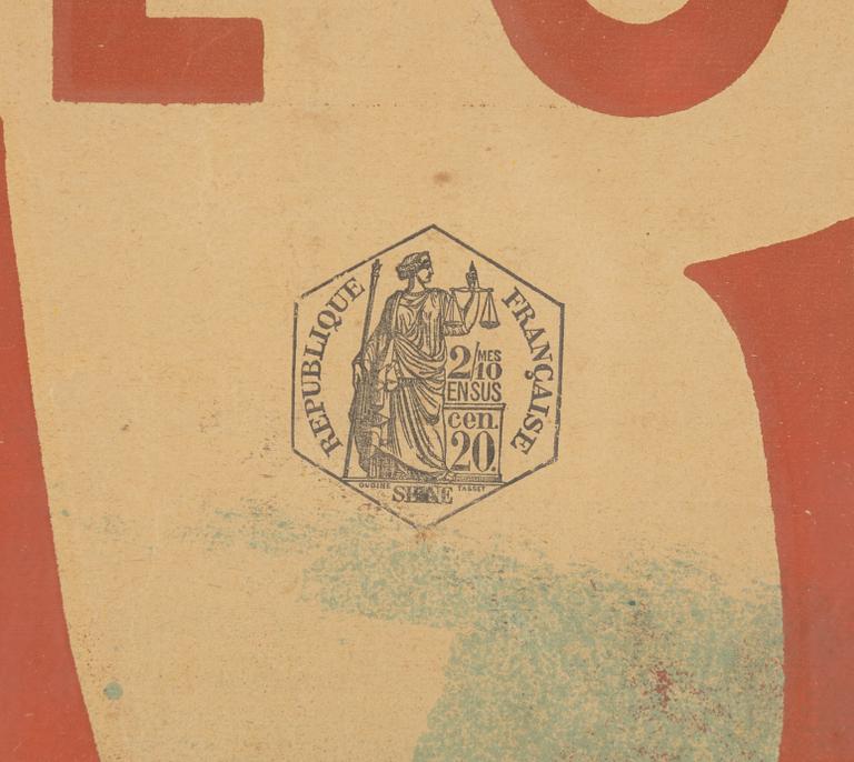 Jules Chéret, a lithographic poster, Chaix, Paris, France, 1894.