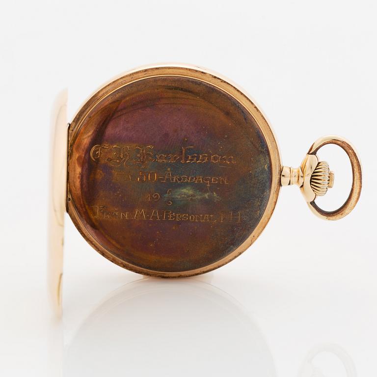 J. Calame Robert, pocket watch, hunter, 51,5 mm.