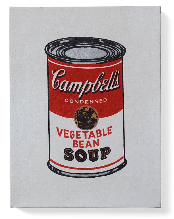 Richard H. Pettibone, "Andy Warhol Campbell´s Soup Can - Vegetable Soup".