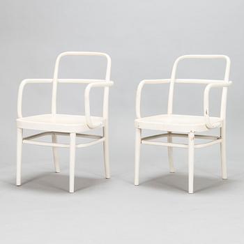 Josef Hoffmann, karmstolar, ett par, Thonet, 1900-talets första hälft.