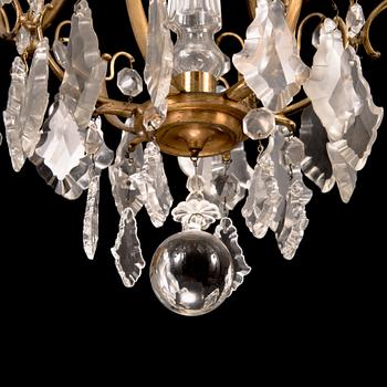 A mid 20th century rococo-style ceiling light,