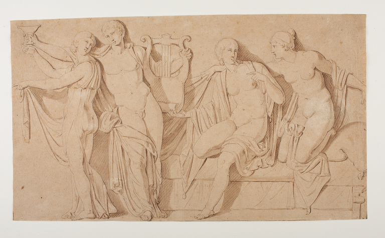 Unknown artist, perhaps Danish , 19th Century,pencil omn paper.