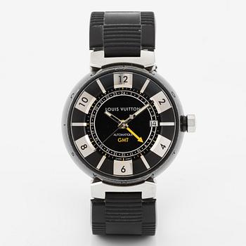 Louis Vuitton, Tambour GMT, wristwatch, 41.5 mm.