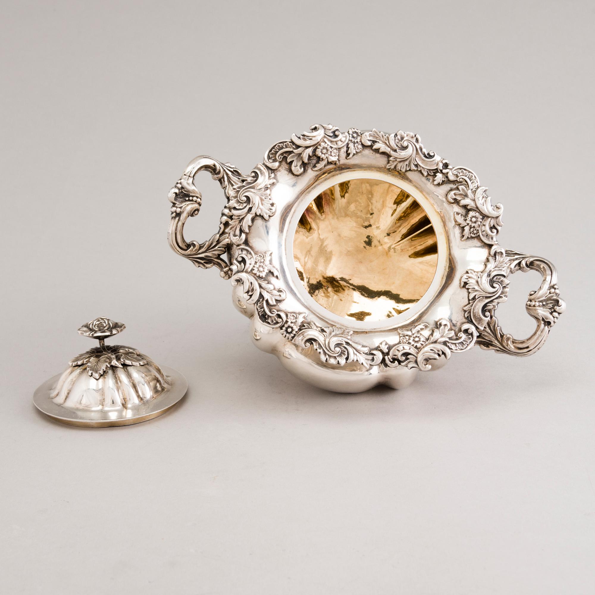 SOKERIKKO, hopeaa, tarakstusmestari Andrey Antonovich Kovalsky, Moskova, 1845.