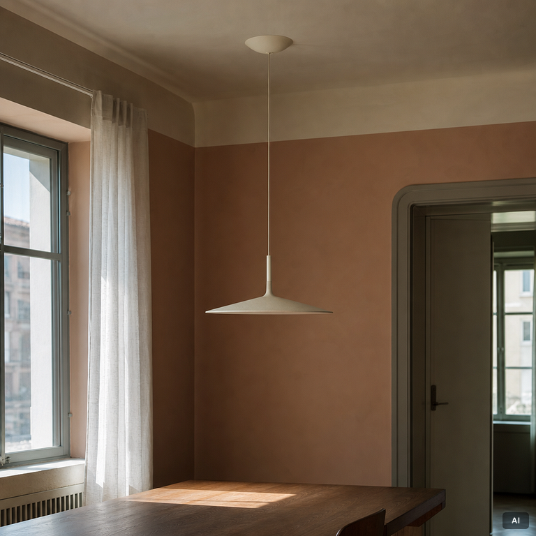 Lucidi & Pevere, an 'Aplomb Large' pendant lamp, Foscarini, Italy.