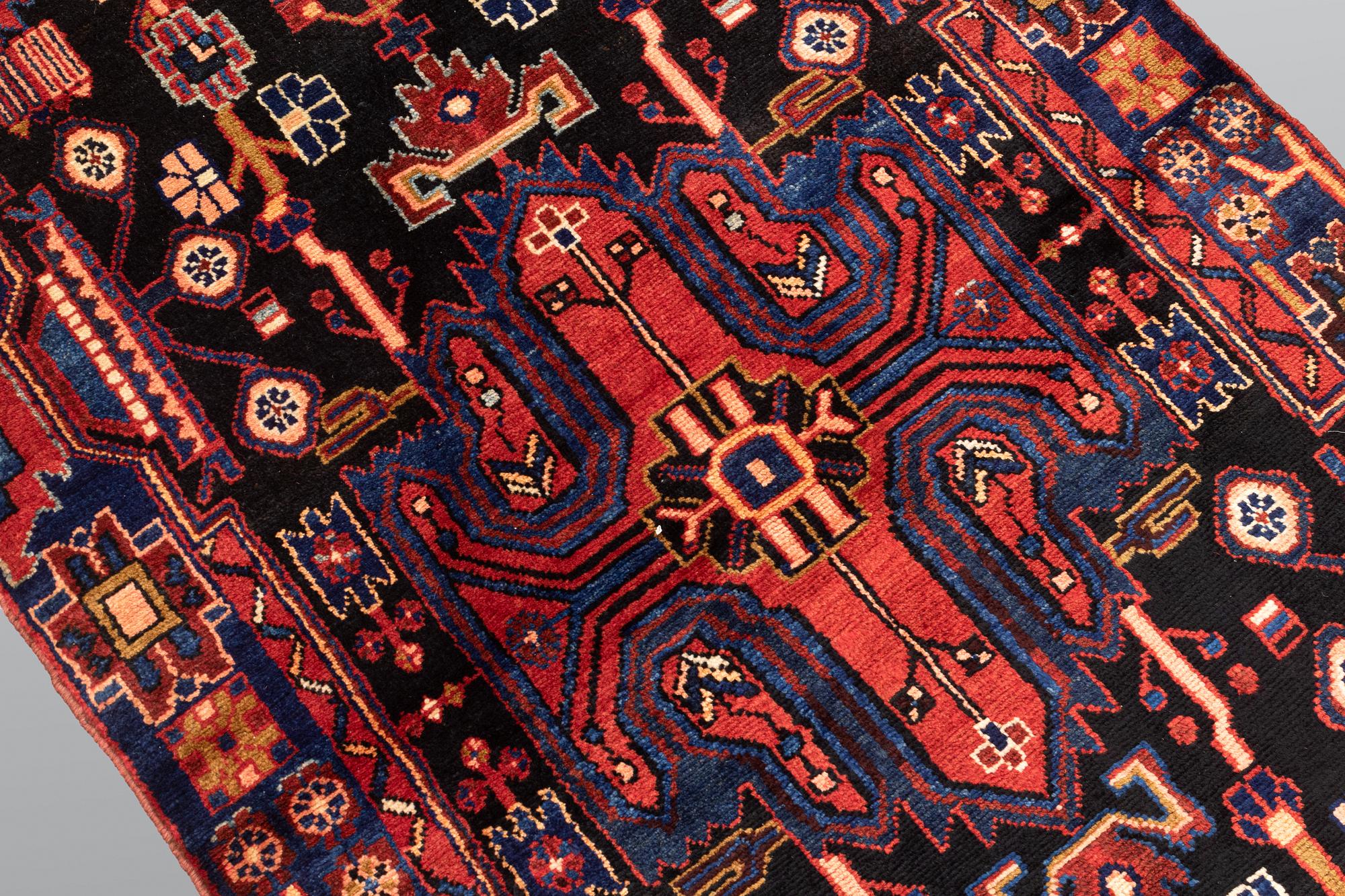 A runner, North east persian, ca 501 x 101 cm.