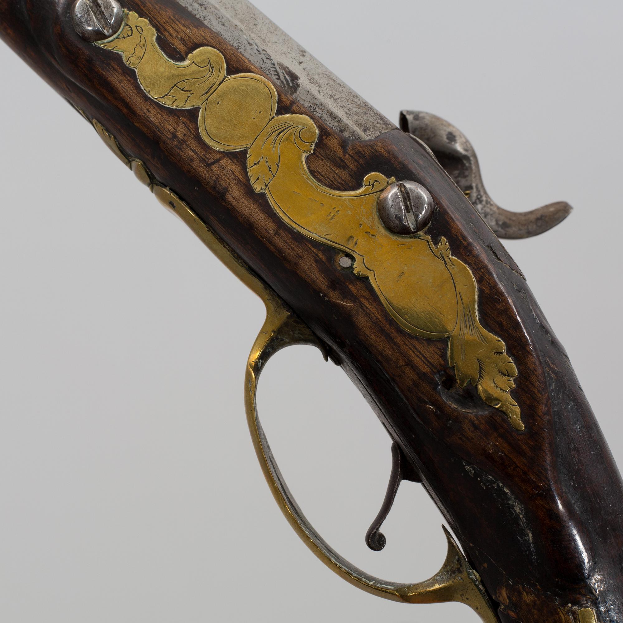 A 19th century pistol,