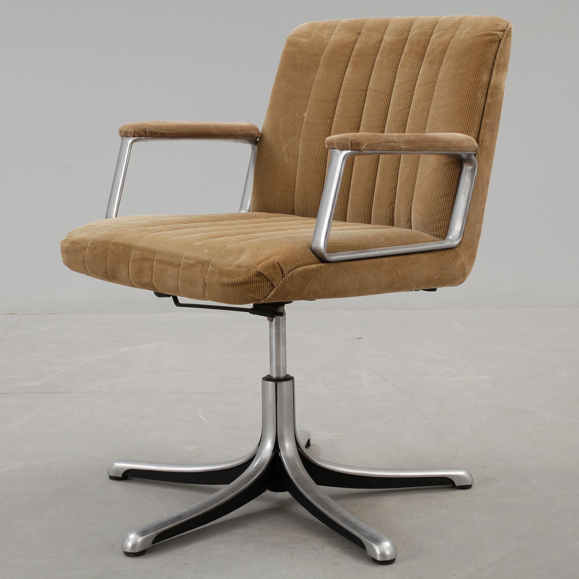 SKRIVBORDSSTOL, "Tecno", Osvaldo Borsani, 1970-tal.