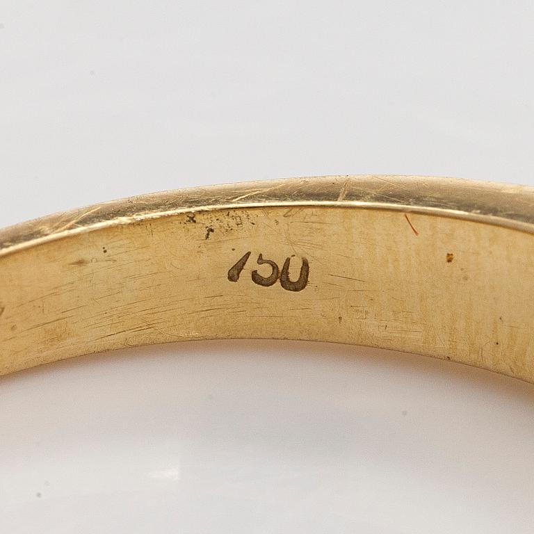 Ring, briljantslipad diamant ca 1,05 ct, 18K guld.