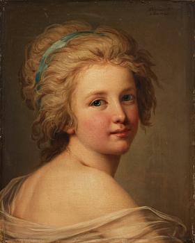 Adolf Ulrik Wertmüller, Portrait of a young girl.