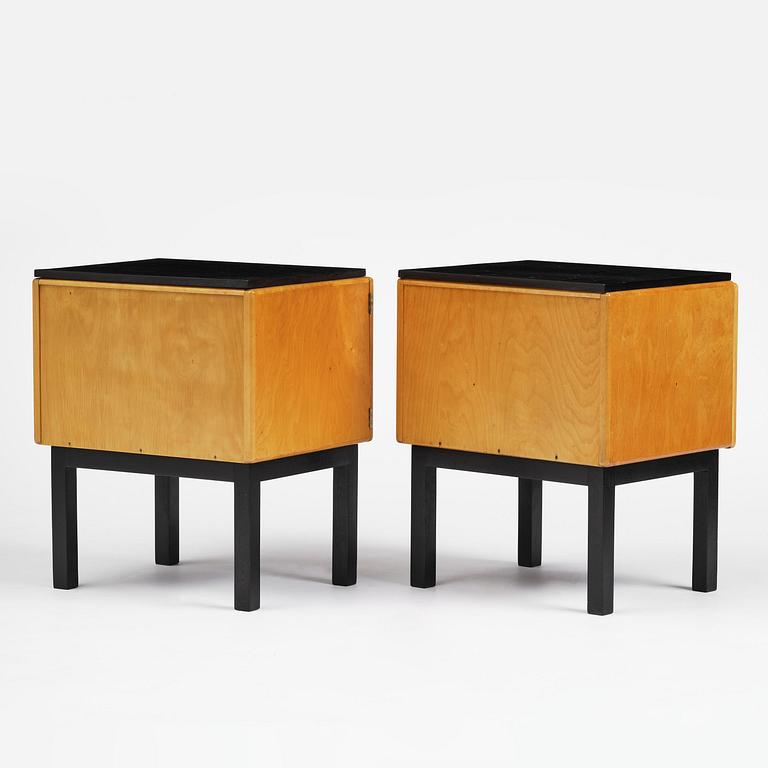 Axel Einar Hjorth, a pair of "Svea" bedside tables, Nordiska Kompaniet, 1934.