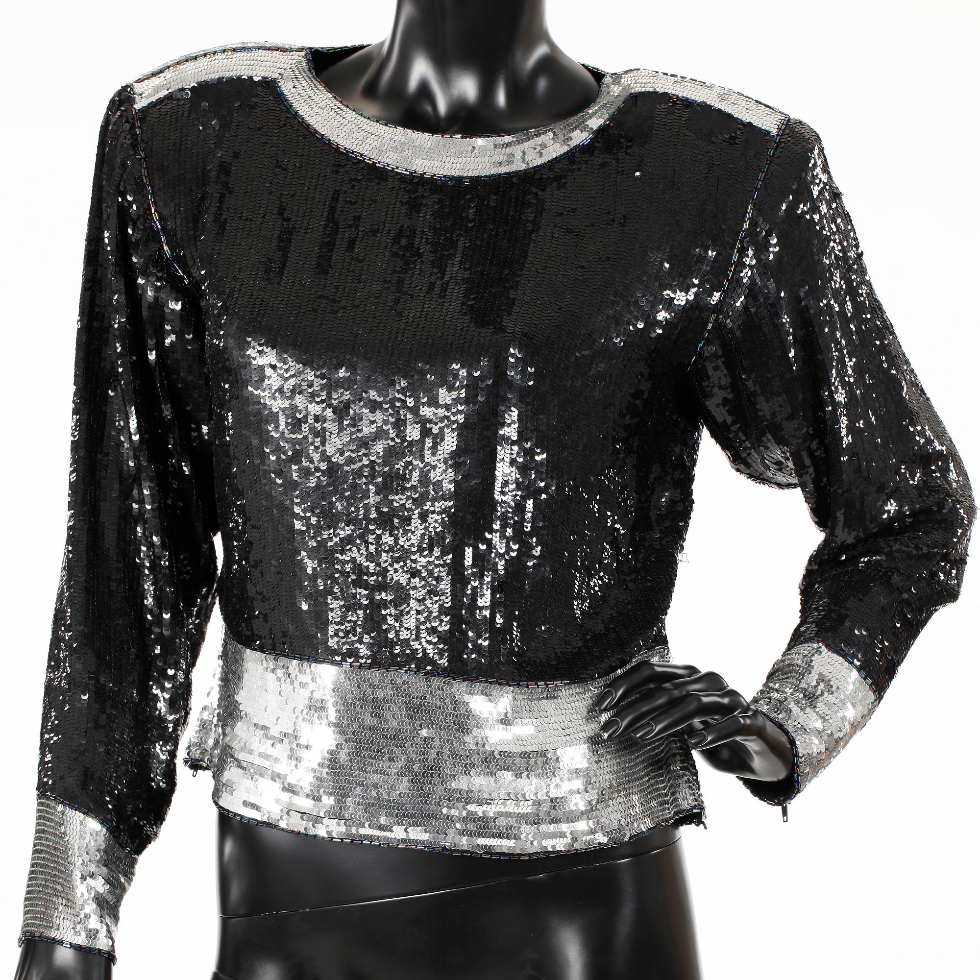 YVES SAINT LAURENT, topp, 1985-86.