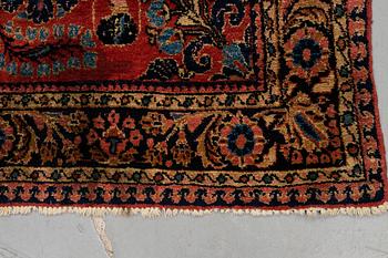 Matta, semiantik Lilihan, figural, ca 191 x 158-161 cm.