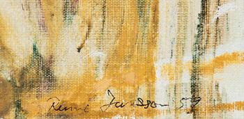 Rune Jansson, oil on canvas, signed and dated -59.
