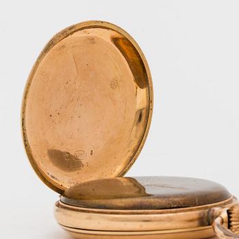 POCKET WATCH, 49 mm, "System Glasshütte", hunting case,