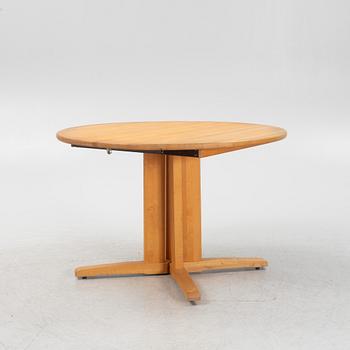 Yngve Ekström, a 'Björka' birch dining table, Stolab, late 20th century.