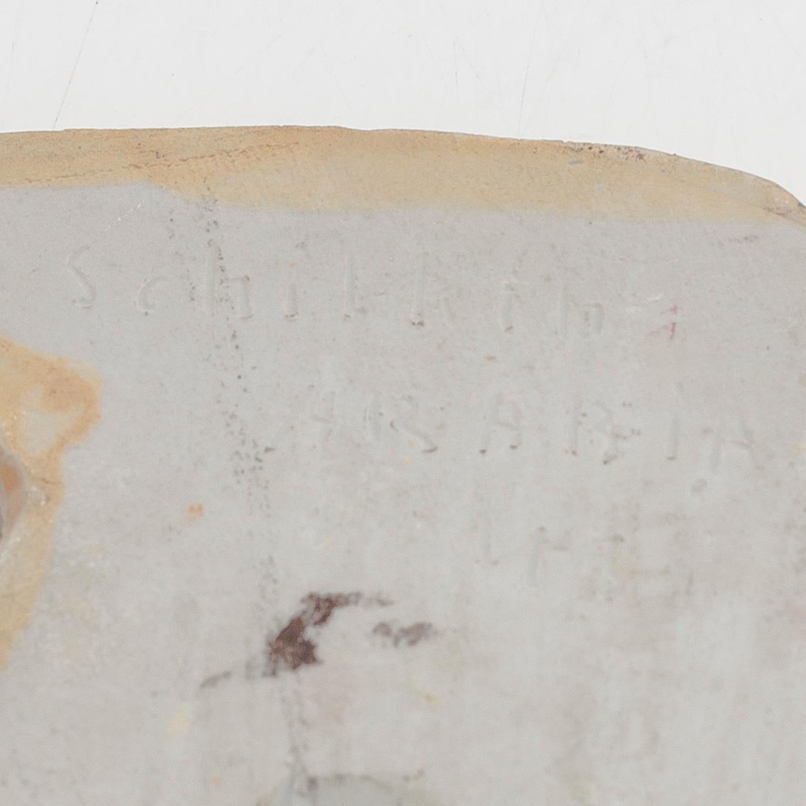 Michael Schilkin, relief, keramik, signerad Schilkin, ARABIA 43.