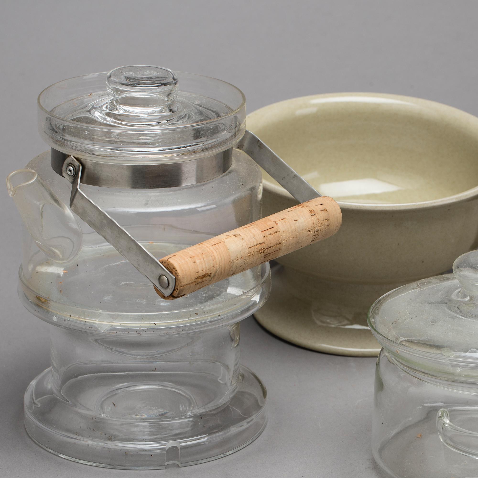 SIGNE PERSSON-MELIN, samling glas samt stengods, 13 delar. Boda Nova.