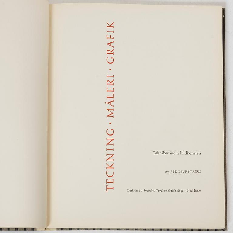 Olle Bærtling, Bok, Per Bjurströms "Tekniker i grafiken" med seriegrafi av Olle Baertling. Upplaga om 1000 ex.