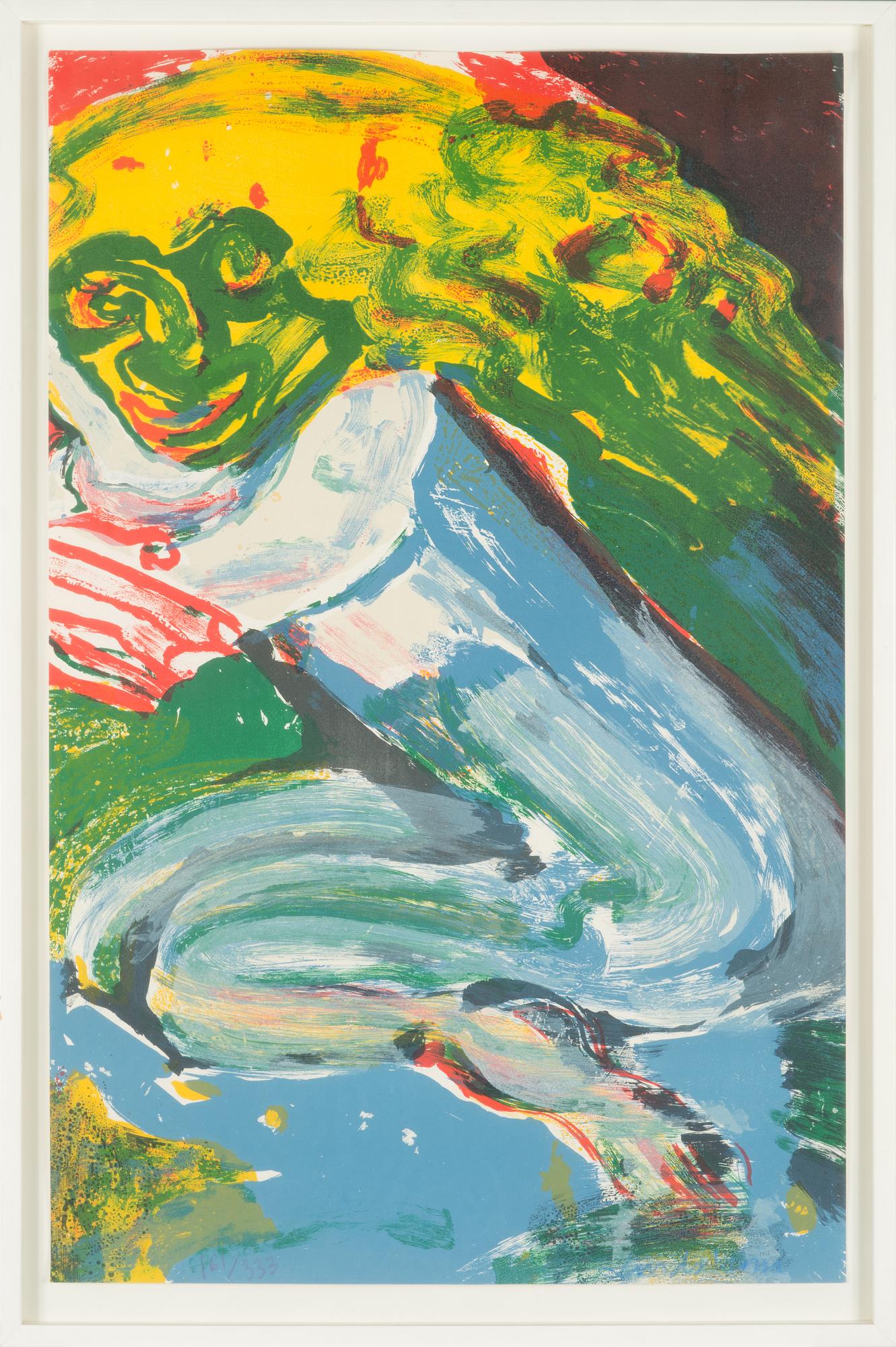 Bengt Lindström, lithograph in colours, signed and numbered 161/333.