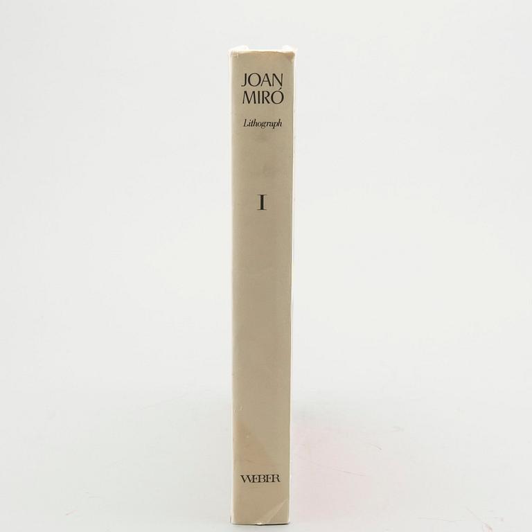 JOAN MIRÓ, book whit 12 lithographs in color,  "Joan Miró Lithographies", Volume I, Maeght, Paris, 1972.