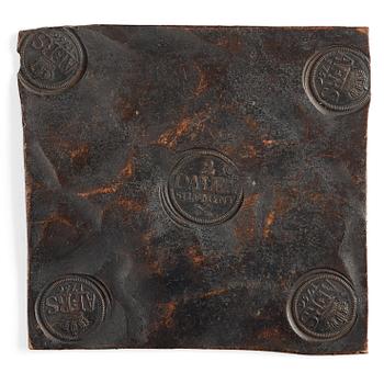 638. A Swedish copper plate, 2 Daler Silvermynt, Adolf Fredrik, 1756.