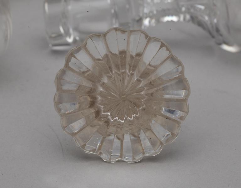 PARTI GLASPROPPAR OCH PRISMOR, 1800/1900-tal.