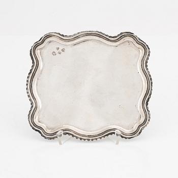 A Russian Silver Platter, Assay Master Stepan Belkin, Alderman Fedor Petrov, Moscow 1781.