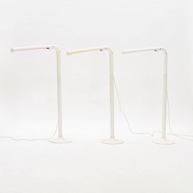 A set of three floor lamps, "Tuben", by Anders Pehrson, Ateljé Lyktan, Åhus, Sweden.