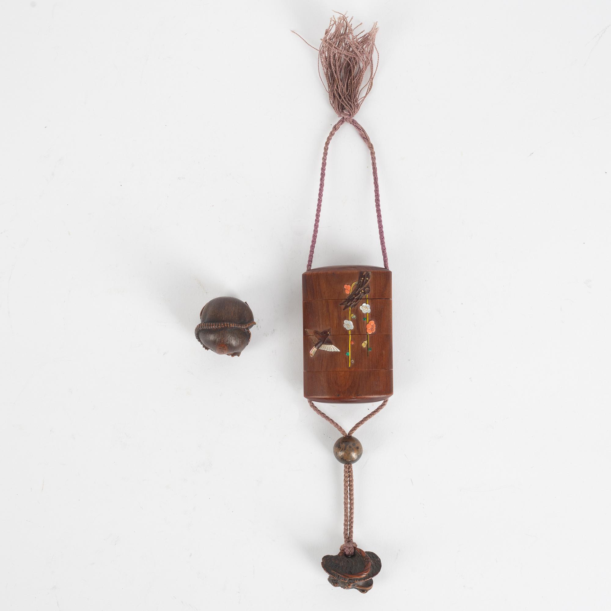 Netsuke och inro  Japan, Meiji.