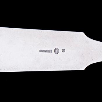 SOPPSLEV, silver, oidentifierade stämplar. Vikt 245 g.